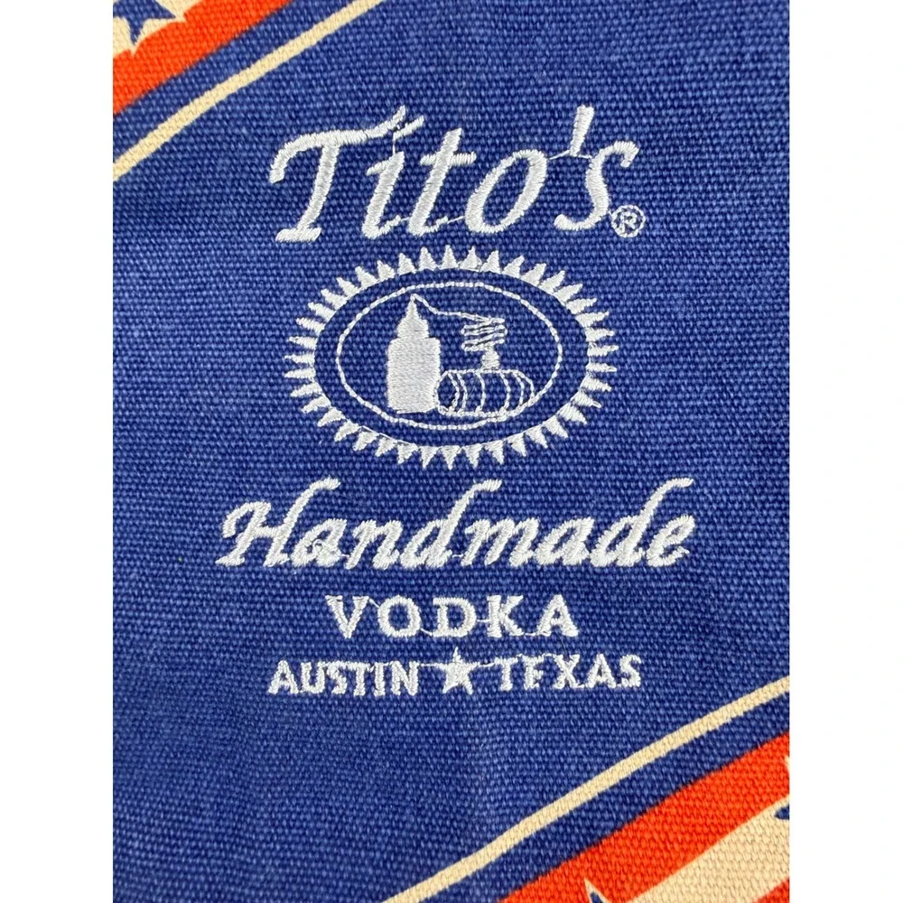 Tito's Handmade Vodka Bottle Bags Set of 2 American Made Patriotic NWT